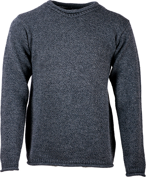 Men s Merino Wool Roll Neck Sweater by Aran Mills 2 Colours