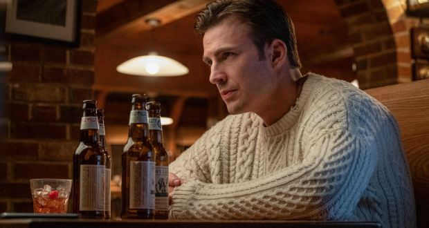 Chris Evans sends pulses racing in Aran Jumper