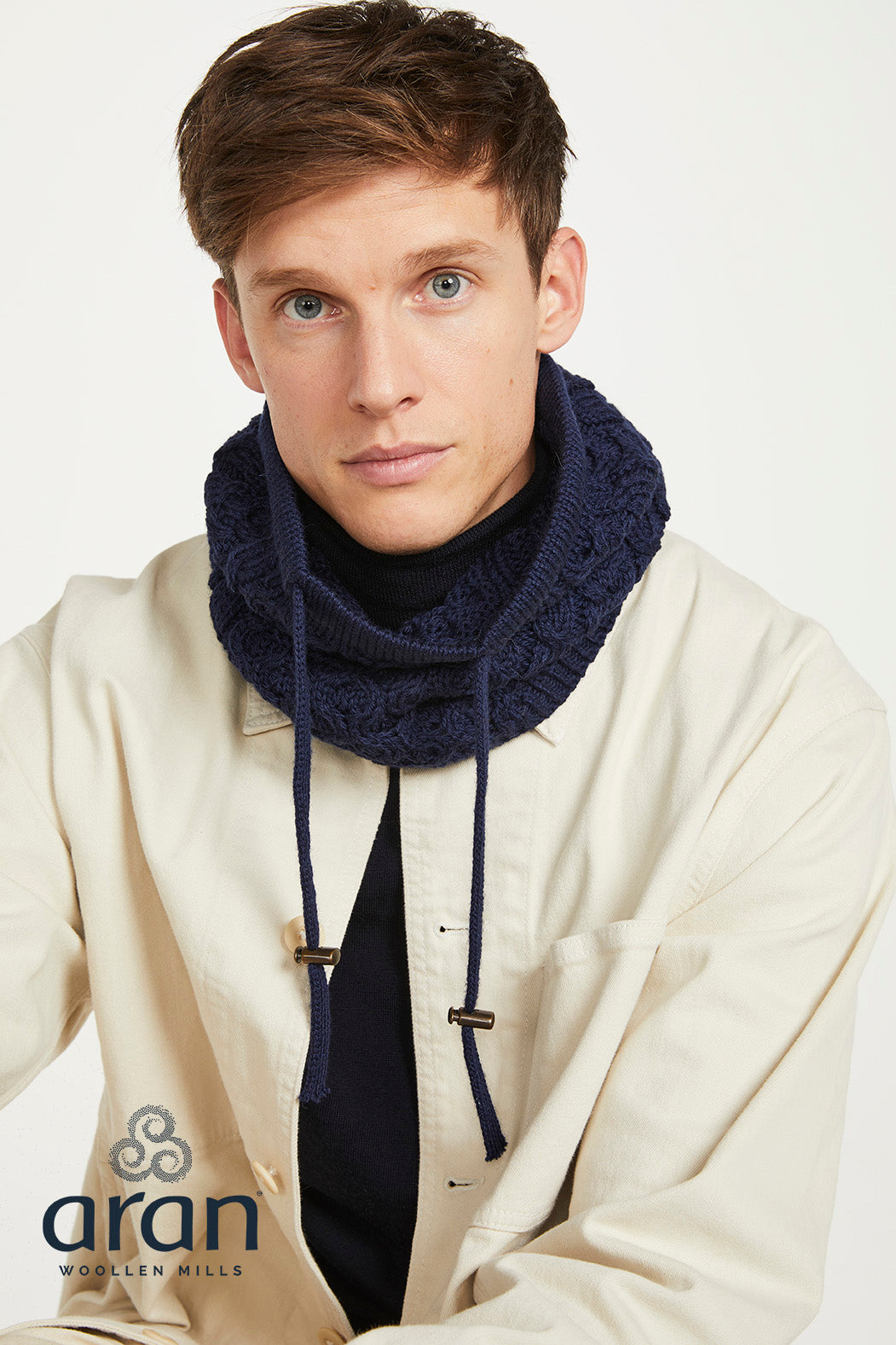 Men&#39;s Merino Wool Neckwarmer by Aran Mills - 4 Colours