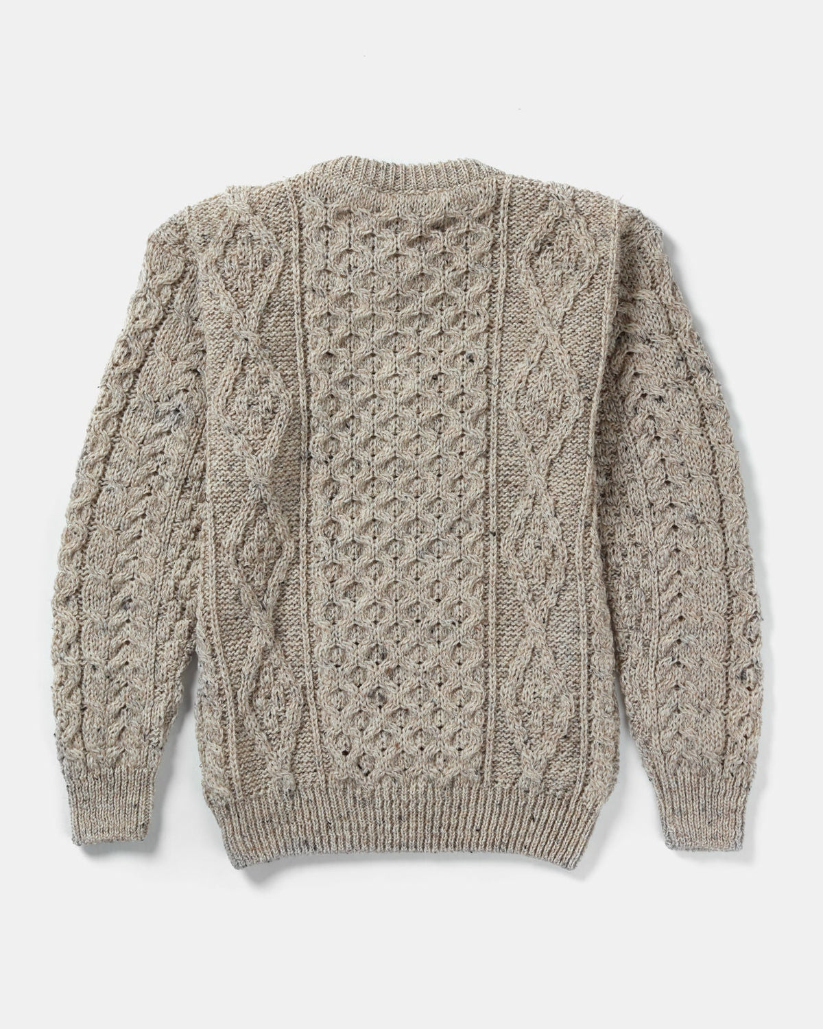 Mens Worsted Wool Sweater by Aran Mills