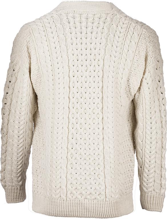 Mens Merino Wool V-Neck Button Cardigan by Aran Mills - 4 Colours