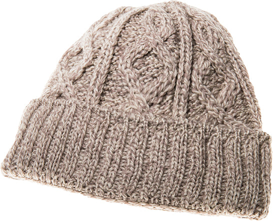 Men&#39;s Supersoft Merino Wool Zig-zag Cable Hat by Aran Mills - 5 Colours