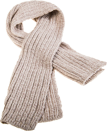 Men&#39;s Supersoft Merino Wool Rib Knit Scarf by Aran Mills - 4 Colours