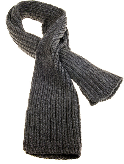 Men&#39;s Supersoft Merino Wool Rib Knit Scarf by Aran Mills - 4 Colours