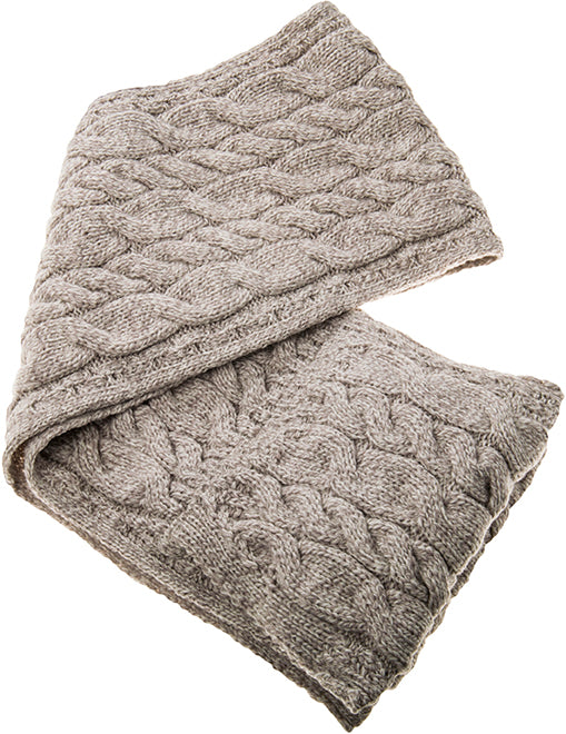 Ladies Supersoft Merino Wool Scarf with Pockets by Aran Mills - 4 Colours