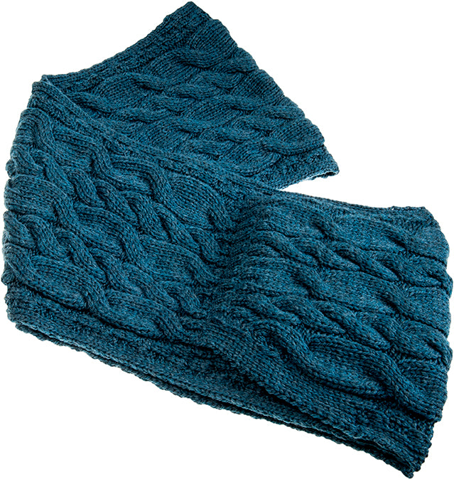 Ladies Supersoft Merino Wool Scarf with Pockets by Aran Mills - 4 Colours