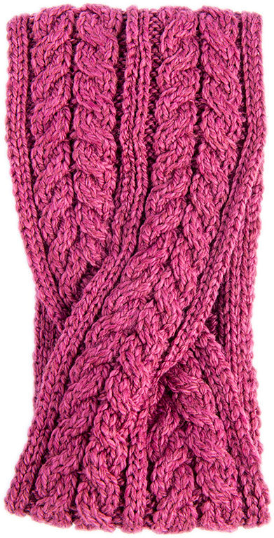 Ladies Supersoft Merino Wool Twist Design Headband by Aran Mills - 6 Colours