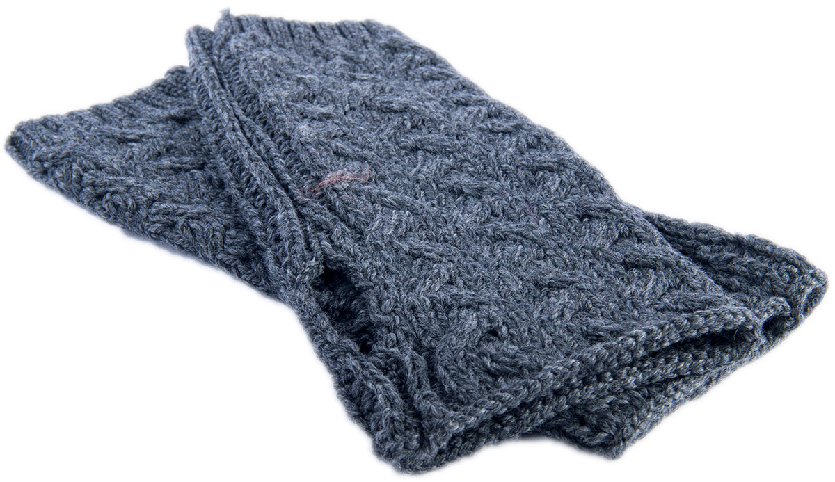 Ladies Supersoft Merino Wool Long Fingerless Mittens by Aran Mills - 5 Colours