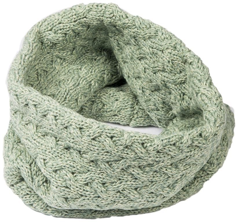 Super Soft merino Wool Infinity scarf Army Green