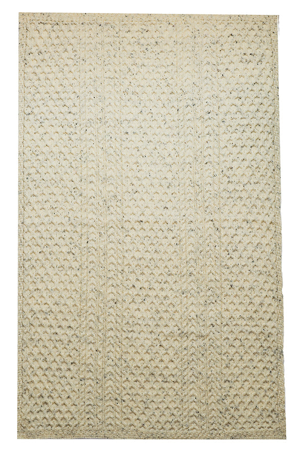 Worsted Wool Cable/Honeycomb Knit Blanket/Throw - 4 Colours