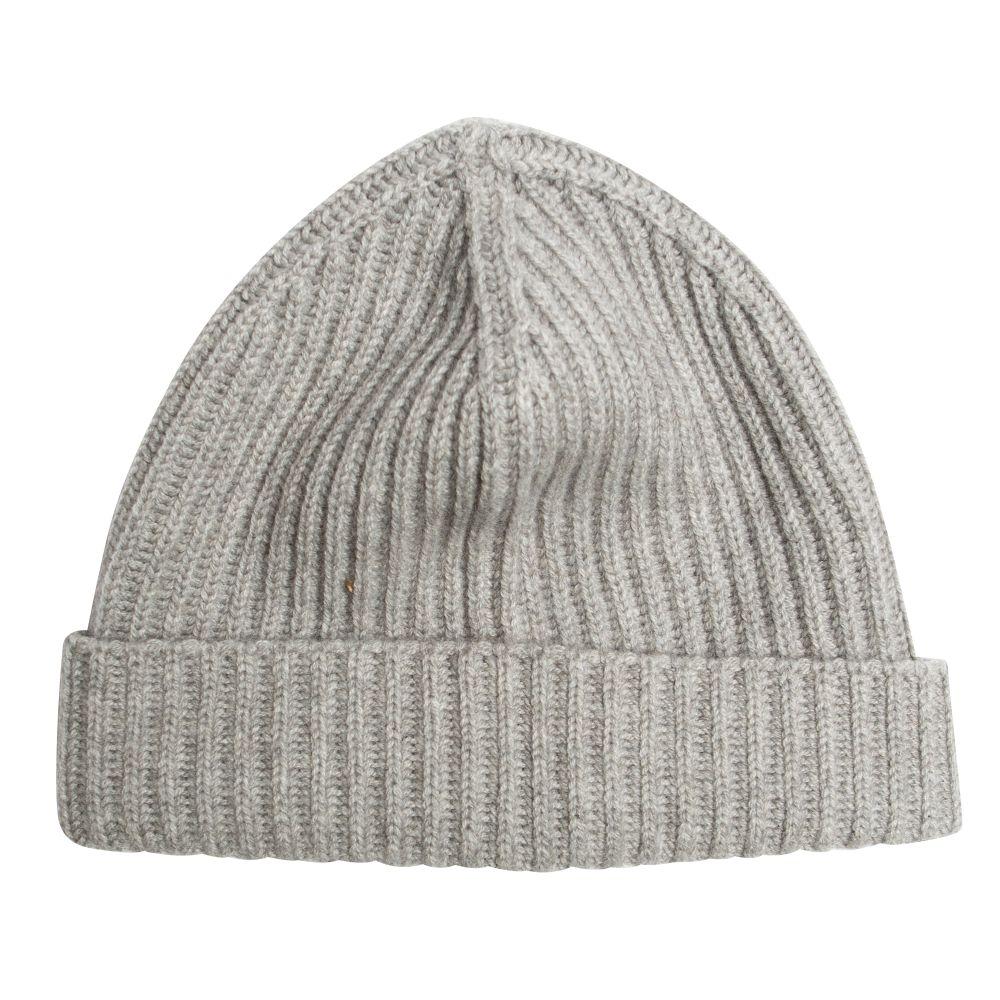 100% Cashmere Ribbed Beanie Hat by Isla Cashmere - 6 Colours