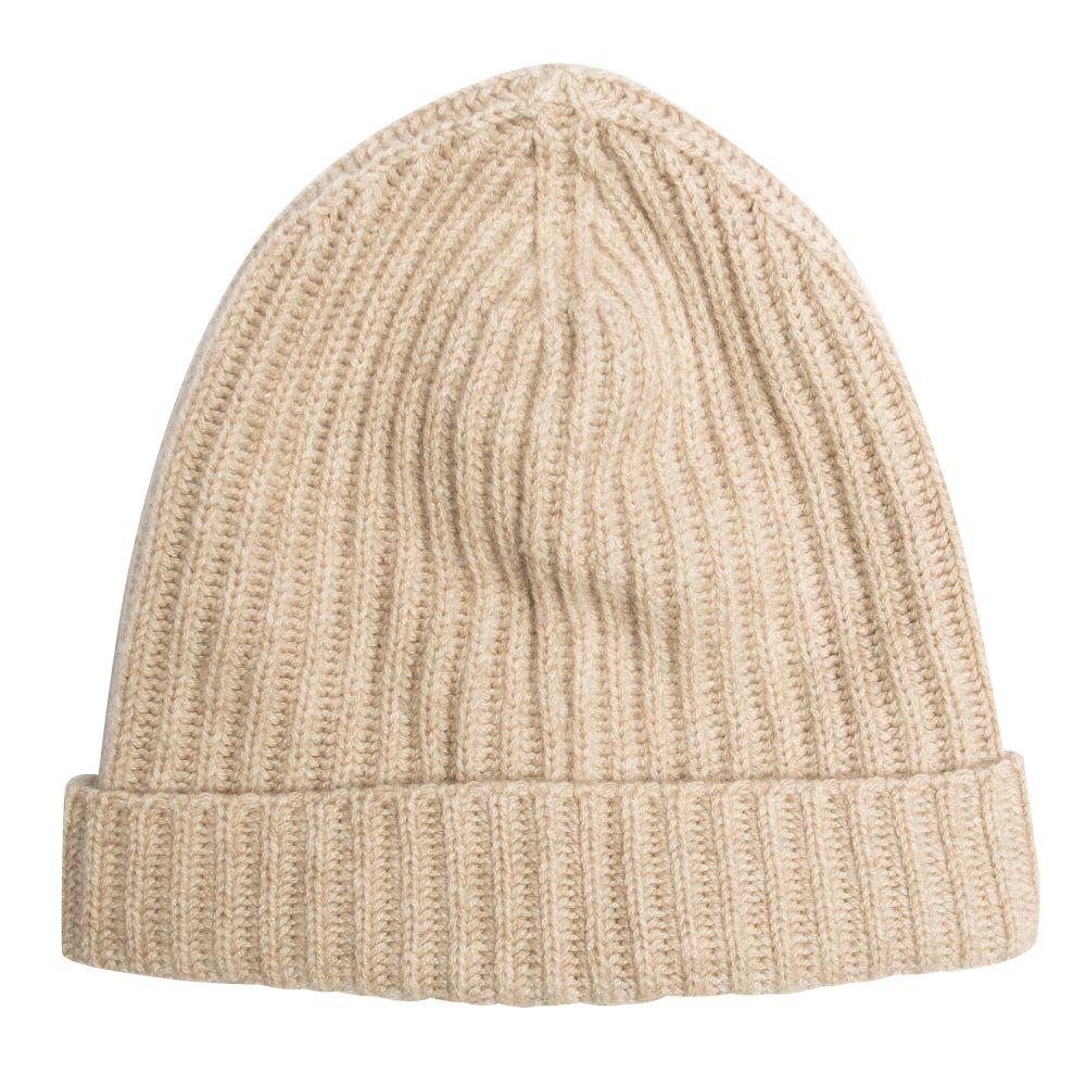 100% Cashmere Ribbed Beanie Hat by Isla Cashmere - 6 Colours