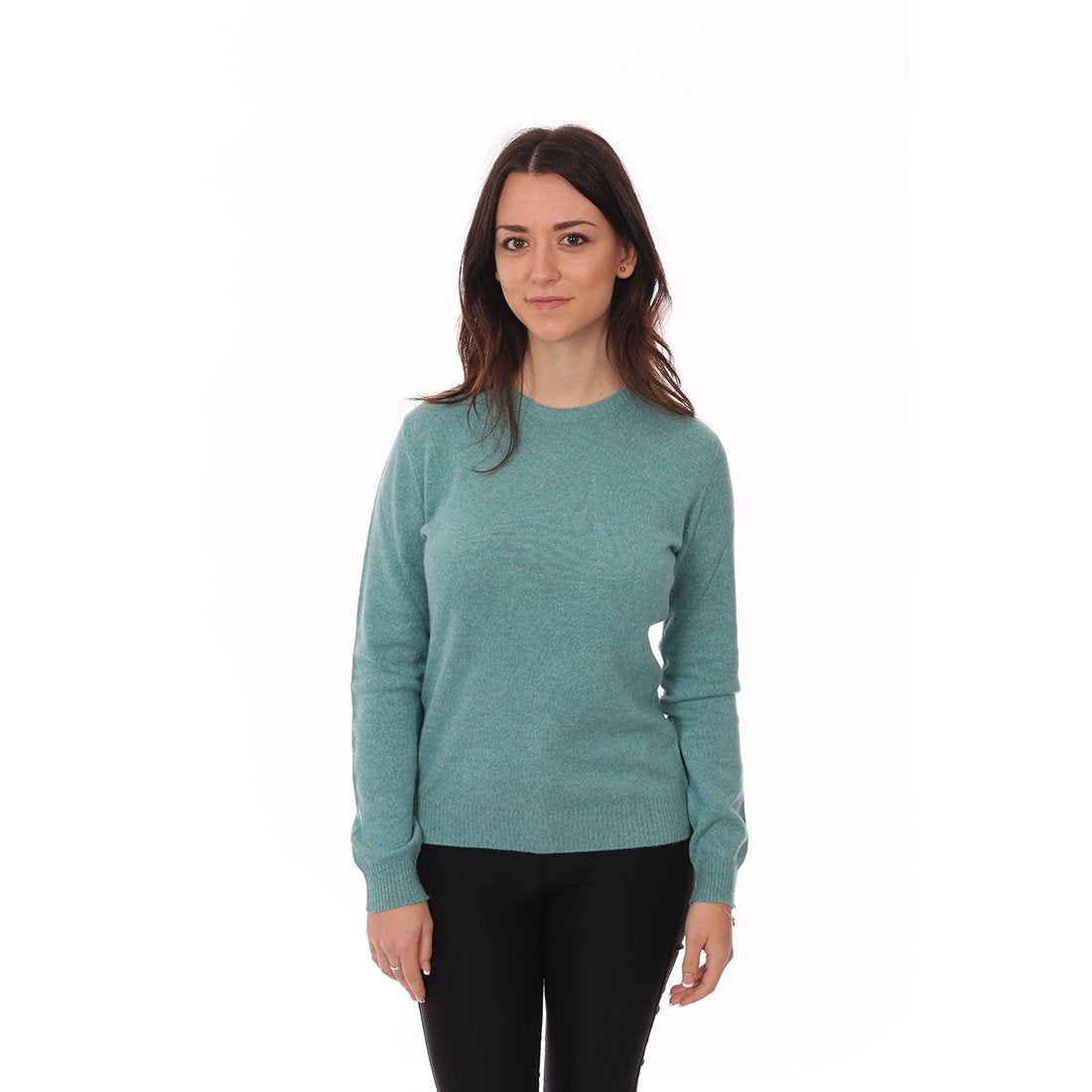 Purple Loch Ladies Cashmere Jumper - Crew Neck-Women-aranstore.co.uk